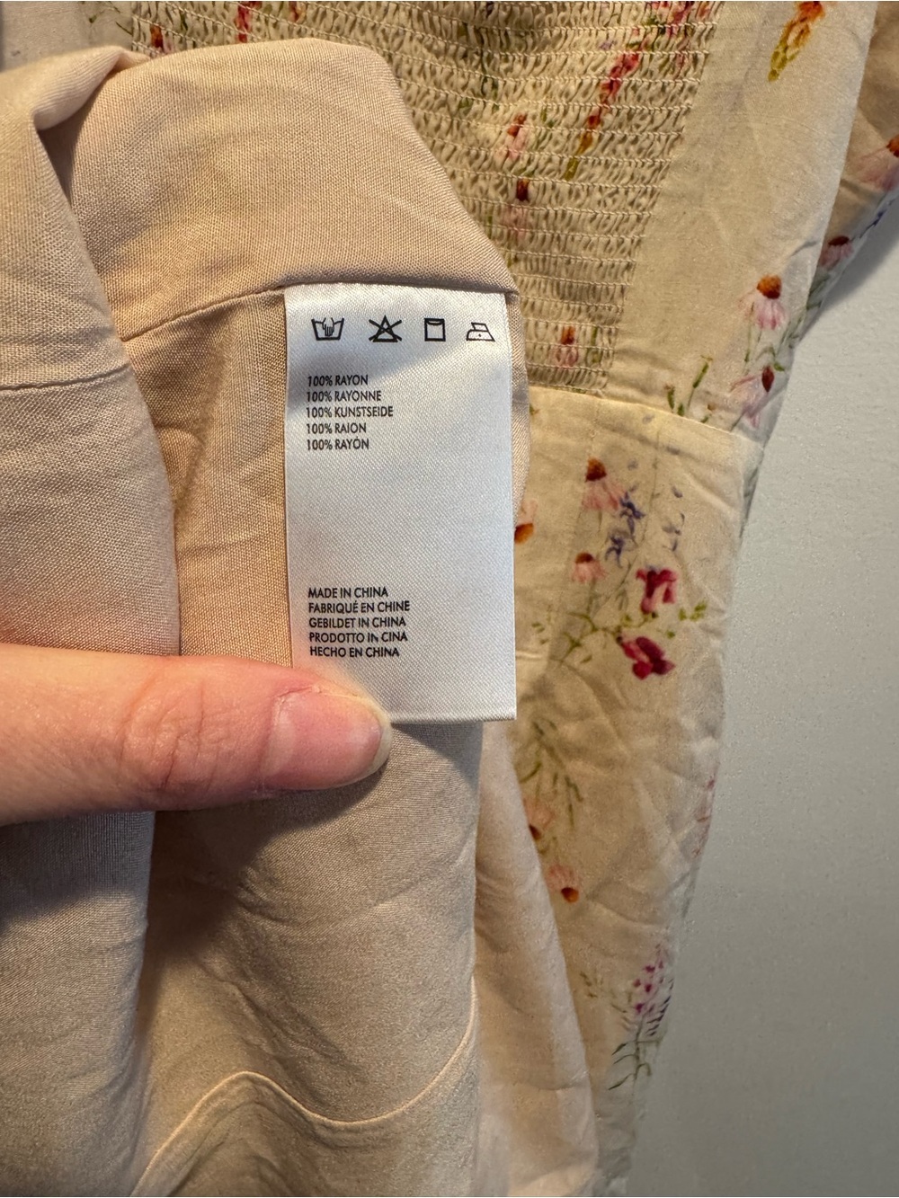 Backyard Roses Floral Tie-Shoulder Sundress NWOT - Picture 7 of 7